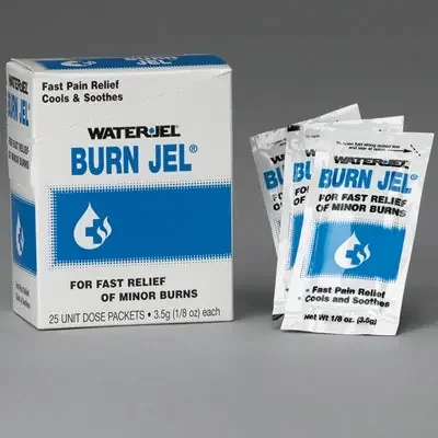 Medique Products Burn Aid Burn Relief 25 per Box Topical Gel Individual Packet – 3066