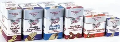 Medique Products Medi-First Plus Adhesive Strip 1-7/8 X 1-1/2 Inch Fabric X-Large Fingertip Tan Sterile – 61715