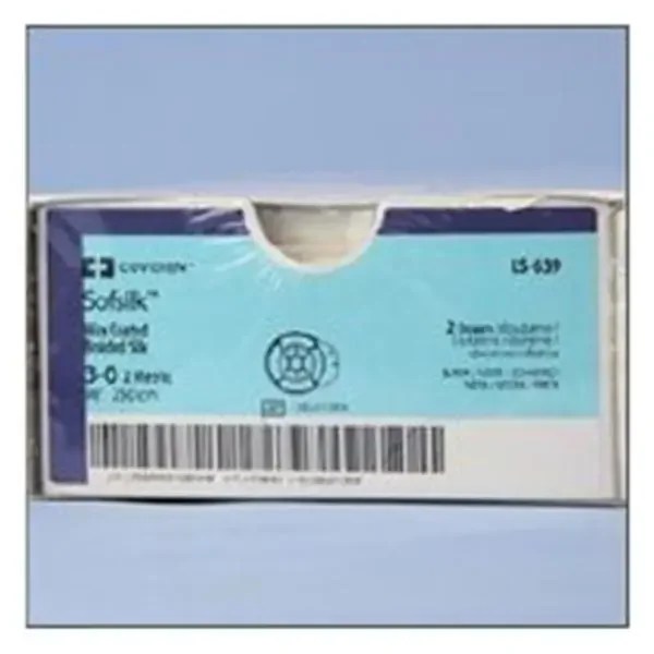 Medtronic MITG-Covidien Suture 4-0 Silk Cvf-21 Sofsilk Black 18″ Braid 36/Ca – CS211