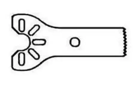 MicroAire Surgical Instruments Saw Blade Oscillating / Sagittal 7 Cutting Edge X 18.5 Cutting Depth X 0.4 Material Thk mm Radial Edge, Fine Tooth – SP-114