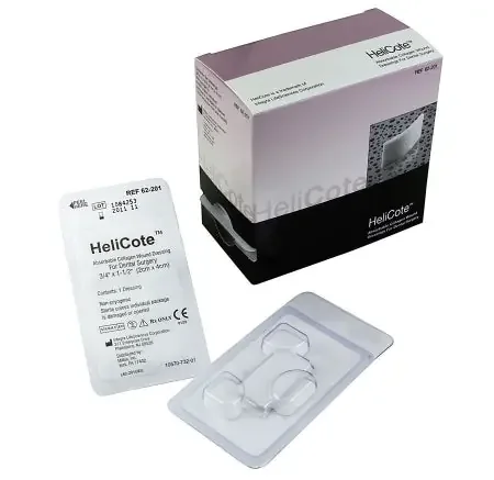 Miltex HeliCote Collagen Dressing Collagen 3/4 X 1.5 Inch – 62-201