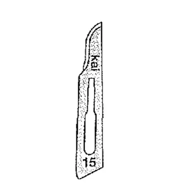 Miltex-Integra Blade Surgical 15 Stainless Steel Sterile Disposable 100/Bx – 4-315