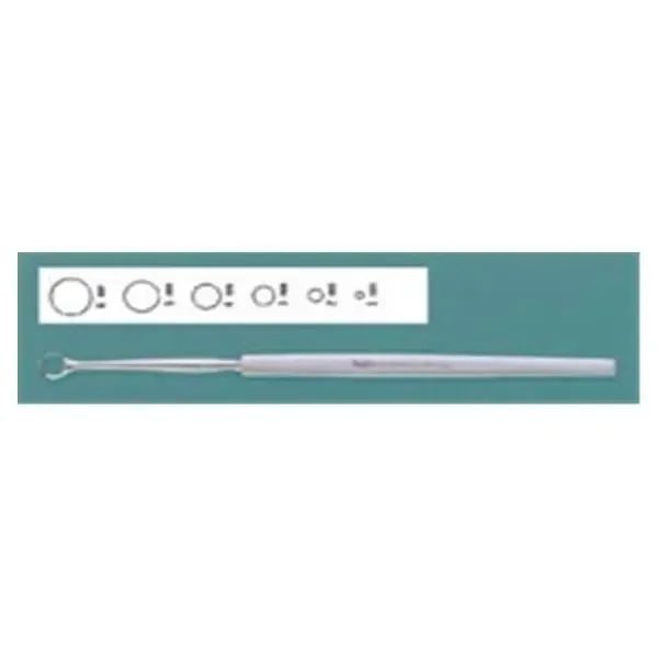 Miltex-Integra Curette Dermal Fox 5-1/2″ 1Mm Round Tip Stainless Steel Ea – 33-5B