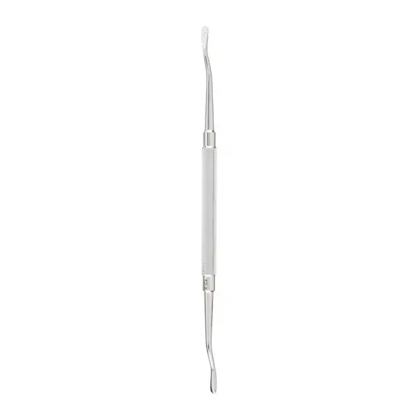 Miltex-Integra File Bone 7″ Plain Serrated Stainless Steel Ea – 40-1382