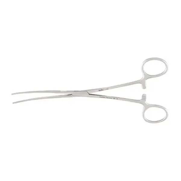 Miltex-Integra Forcep Bainbridge 7-1/4″ Longitudinal Serrated Curved Stainless Steel Ea – 7-236
