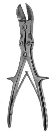 Miltex MeisterHand Bone Cutting Forceps Stille-Liston 10-3/4 Inch Surgical Grade Stainless Steel (German) NonSterile NonLocking Plier Handle w/Spring Curved – H25-392