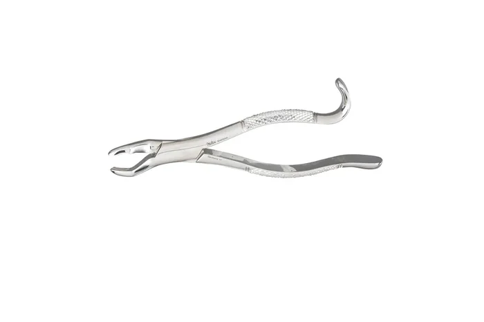 Miltex Miltex Extracting Forceps OR Grade Stainless Steel (German) NonSterile NonLocking Plier Handle Curved Smooth Beaks – DEF65