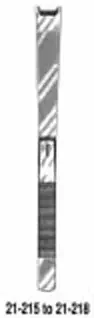 Miltex Miltex Osteotome Cinelli 14 mm Straight Blade with Double Guards OR Grade Stainless Steel NonSterile 6-1/2 Inch Length – 21-217