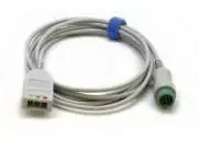 Mindray USA ECG Cable 10 Foot, 12-Pin, Pediatric/Neonatal Lifestage, 3-Leads, Defib-Proof, Reusable For DPM 6, DPM 7, Passport 8, Passport 12, T1 Patient Monitor – 0010-30-42720