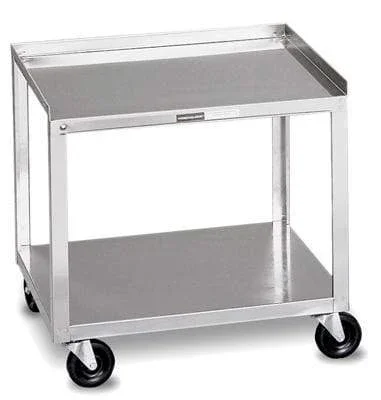 Mobile Stand – Stainless Steel – 2-shelf