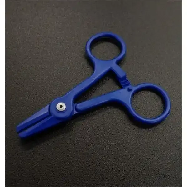 Molded Products Tube Occluding Forcep Dark Blue 11.3Cm Non-Sterile 100/Bg, 16 Bg/Ca – MPC-200