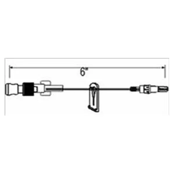 Motion Medical Distributing Iv Extension Set 6″ Remove Injection Port 50/Ca – B1038