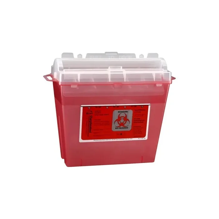 Multi-use 1 Piece Sharps Container 3.3 Qts