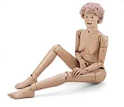 Nasco Life/Form Basic Geri Nursing Skills Mannequin Male / Female Interchangeable Adult 28 lbs. – LF04040