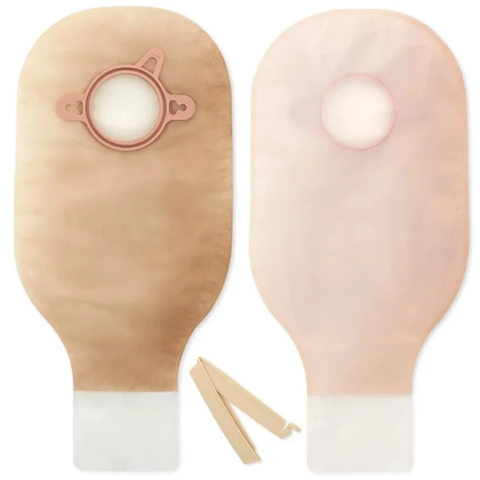 New Image™ Drainable Transparent Colostomy Pouch, 12 Inch Length, 2¼ Inch Flange