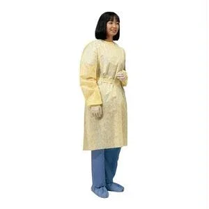 Non-surgical Lightweight Isolation Gown Yellow X-large