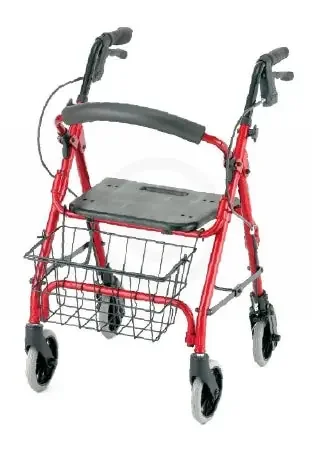 Nova Ortho-Med GetGO Petite 4 Wheel Rollator Blue Aluminum Frame – 4208CBL