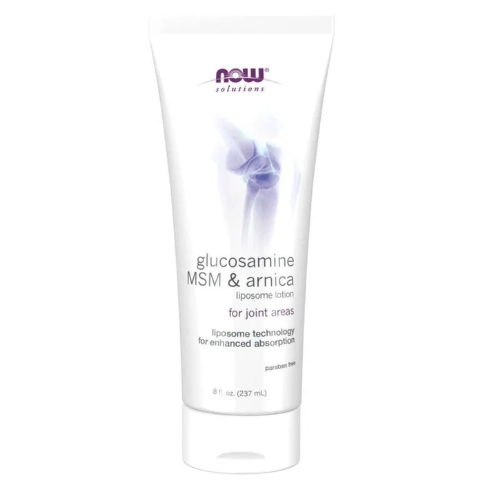 Now Foods Glucosamine/msm/arnica Lotion, 8 Oz