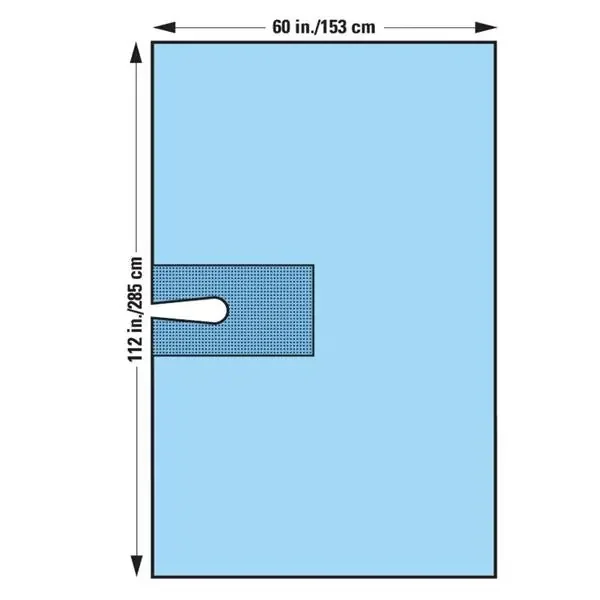 O & M Halyard Drape Shoulder Surgical Kc100 Fenestrated 112X60″ 30/Ca – 89559