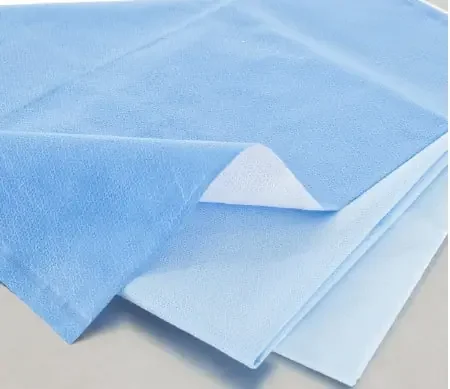 O&M Halyard Inc H100 HALYARD* QUICK CHECK* Sterilization Wrap White / Blue 20 X 20 Inch Dual Layer SMS Polypropylene – 34192