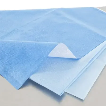 O&M Halyard Inc H400 HALYARD* QUICK CHECK* Sterilization Wrap White / Blue 48 X 48 Inch Dual Layer SMS Polypropylene – 34145