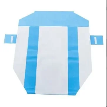 O&M Halyard Inc H650 HALYARD* SMART-FOLD* Sterilization Wrap White / Blue 40 X 55 Inch Three Layer SMS Polypropylene – 14277