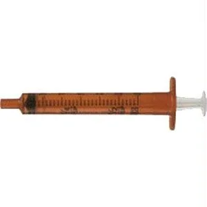 Oral Syringe With Tip Cap 5 Ml, Amber (500 Count)