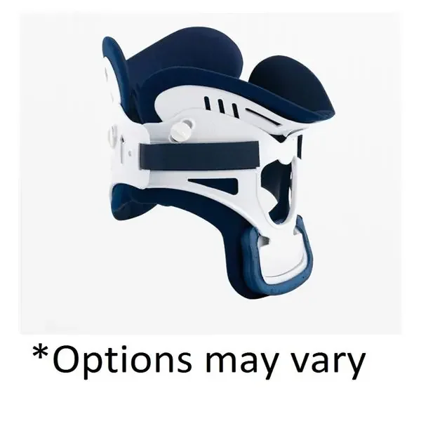 Ossur America-Royce Medical Back Panel Miami J Adult Short Cervical Plastic White/Navy Ea – MJ-300BK