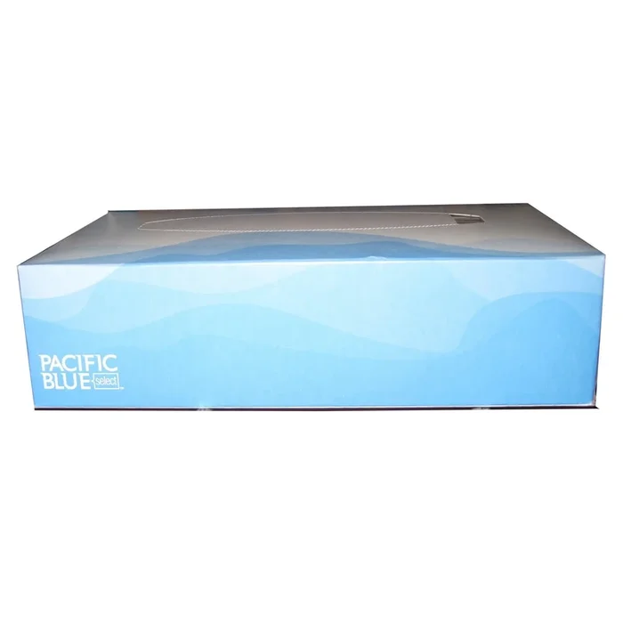 Pacific Blue Select Facial Tissue, White, 7-15/16″ x 4-3/4″, 2-Ply