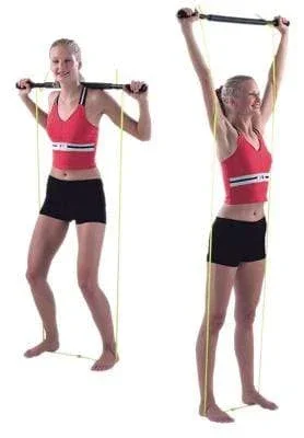 Padded Exercise Bar With Tubing – unweighted