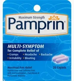 Pamprin Multi-symptom Caplets, 20 Ct.