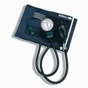 Patterson Medical Supply Caliber Aneroid Sphygmomanometer CALIBER Pocket Style Hand Held 2-Tube Adult Size Arm – 566850