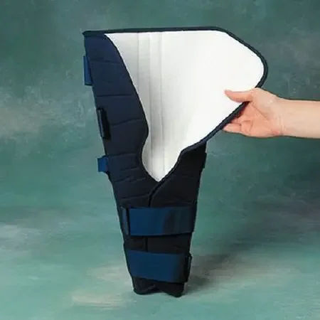Patterson Medical Supply Rolyan Knee Immobilizer Medium Hook and Loop Strap Closure 19 to 20 Inch Short, 20 Inch Left or Right Knee – A404201