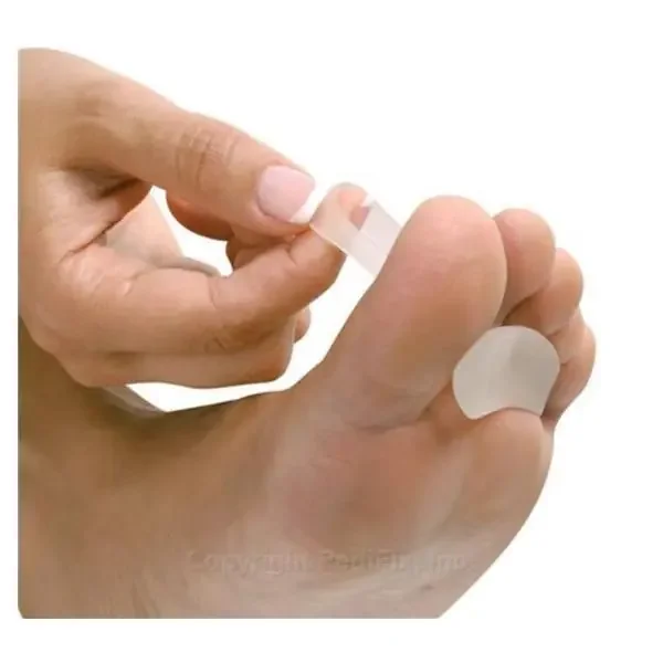 Pedifix Crest Pad Visco-Gel Toe Gel/Mineral Oil Translucent Sz Osfa Universal 3/Pk – 3035