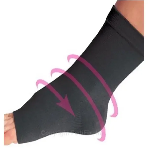 Pedifix Sleeve Pedi-Smart 8-8.75″ Anklet Elastic 8-8.75″ Black Size 2 Ea – 6021- 2