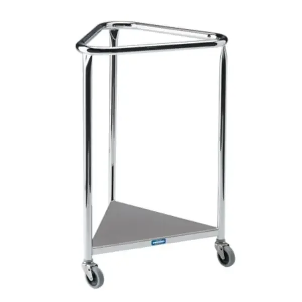 Pedigo Products. Hamper Linen Powder Coated Steel Triangular 35X78-5/8″ Silver Ea – P-121