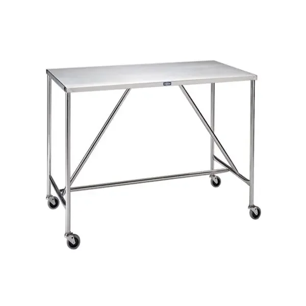 Pedigo Products. Table Instrument 48X24X34″ 4 Leg 3″ Rubber, Double Ball Bearing Casters Ea – SG-93-SS