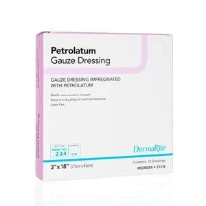 Petrolatum Impregnated Gauze, 3″ X 18″