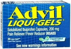 Pfizer Advil Liqui-Gels Pain Relief 200 mg Strength Ibuprofen Capsule 20 per Bottle – 573016920