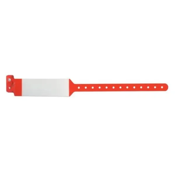 Precision Dynamics Corp. Wristband Identification Polyester Red Adult 500/Box – 5080-16-PDM