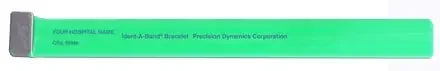 Precision Dynamics Ident-A-Band Identification Band Write On Wristband Metal Closure Without Legend – 6748-10-PDH