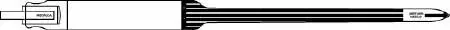 Precision Dynamics Safeguard Identification Band Write On Wristband Adhesive Closure Without Legend – 845-13-PDJ