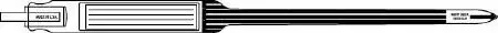 Precision Dynamics Safeguard Sealident Identification Band Insert Wristband Adhesive Closure Without Legend – 841-11-PDJ