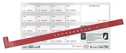 Precision Dynamics Securlink Identification Band Blood WristBand Permanent Snap Without Legend – 2136-00-PDJ