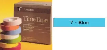 Precision Dynamics Time Blank Label Tape Multipurpose Label Without Legend Blue 1/2 X 2160 Inch – T-1260-7