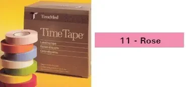 Precision Dynamics Time Blank Label Tape Multipurpose Label Without Legend Rose 1 X 500 Inch – T-501-11