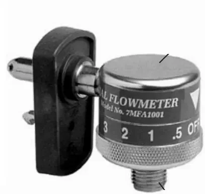 Precision Medical Dial Flowmeter Off, .5, 1, 2, 3, 4, 5, 6, 8, 10, 15 and Flush Increment – 7MFA1006