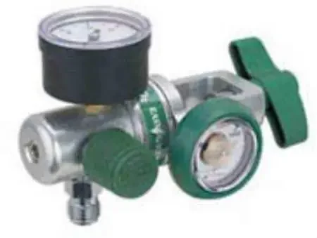 Precision Medical Easy Gauge Reg Oxygen Regulator Adjustable 0 – 15 LPM DISS Outlet CGA-540 – 165415G