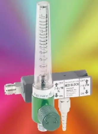 Precision Medical Oxygen Flowmeter 8 – 9 LPM Chemetron Adapter – 8MFA6086