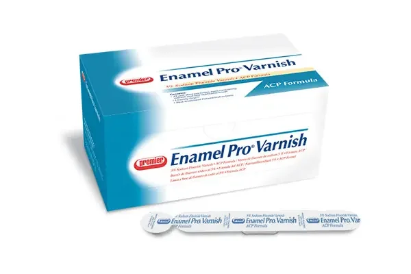 Premier Dental Products Enamel Pro Flouride Varnish 0.4 mL X 35 per Box Strawberries ‘n Cream Flavor – 9007540